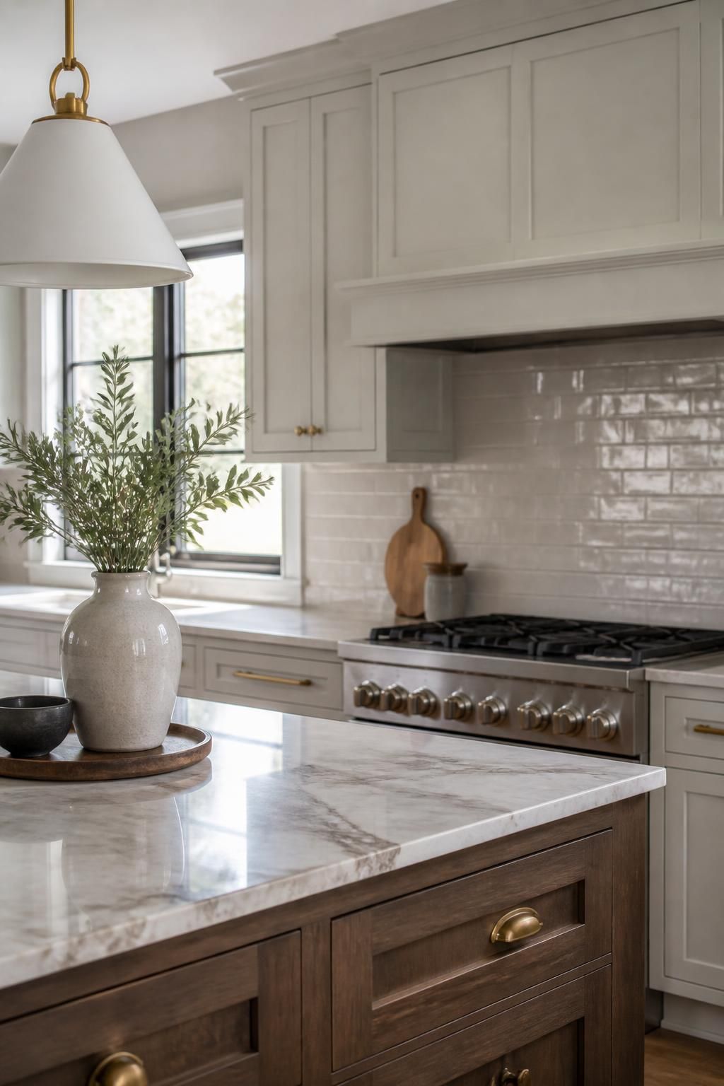 Finished kitchen remodel with polished cabinets and clean craftsmanship.